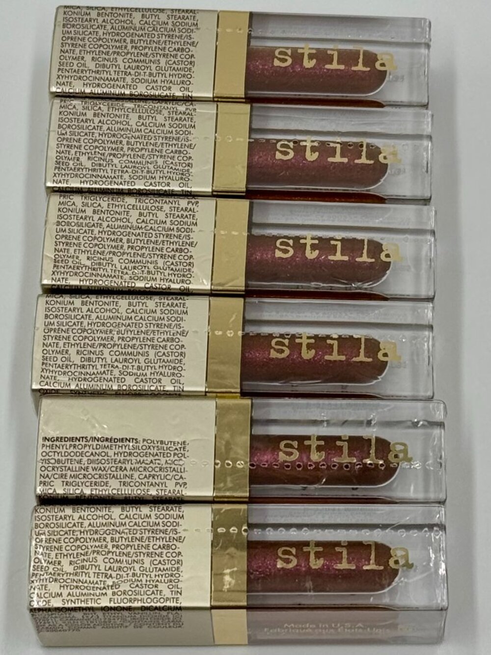 6 Pieces Stila Mini Lip Gloss Beauty Boss - Elevator Pitch -